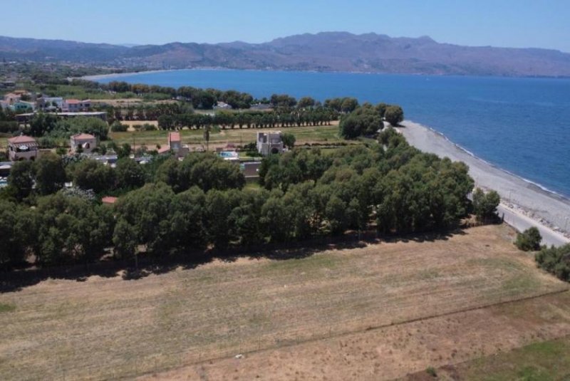 Tavronitis Kreta, Tavronitis: Erstklassiges Strandgrundstück mit malerischem Meerblick zu verkaufen Grundstück kaufen